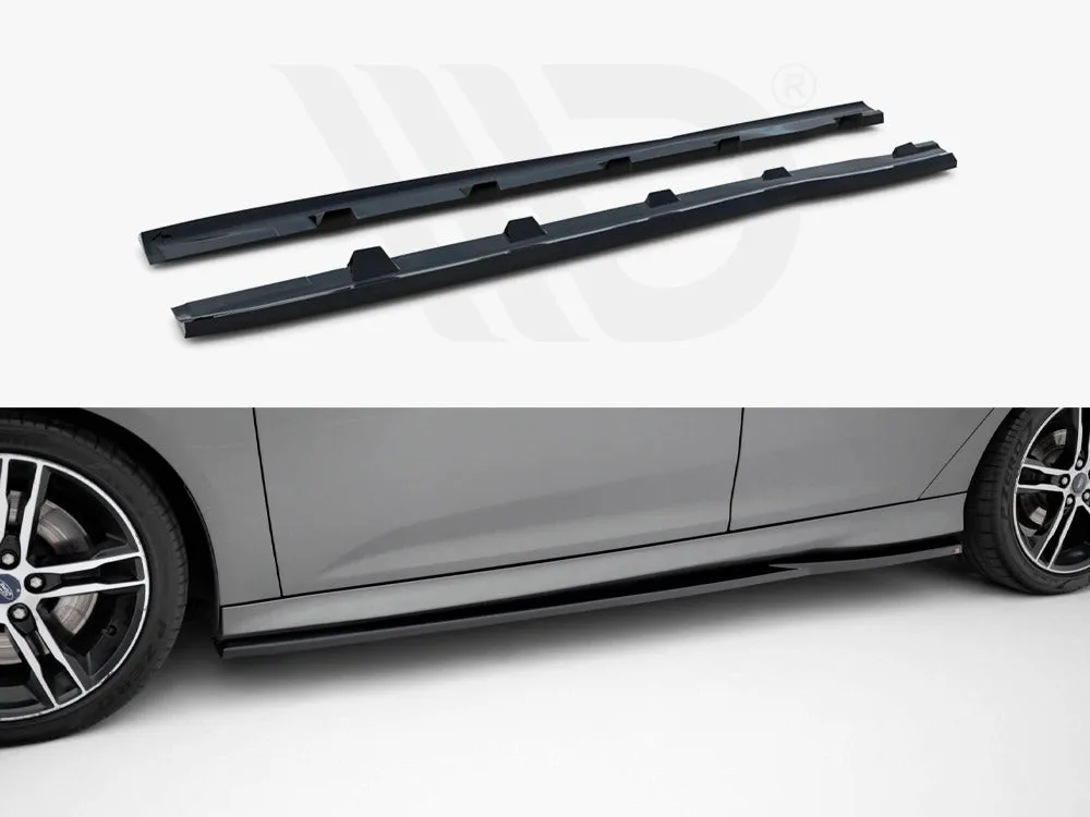 Maxton Design - Side Skirts Diffusers V.3 Ford Focus ST Mk3