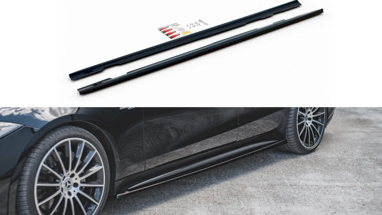 Maxton Design - SIDE SKIRTS SPLITTERS MERCEDES-BENZ CLS AMG LINE / 53AMG C257 (2018-2021)