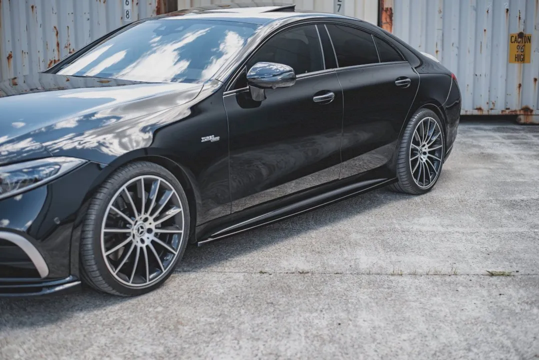Maxton Design - SIDE SKIRTS SPLITTERS MERCEDES-BENZ CLS AMG LINE / 53AMG C257 (2018-2021)