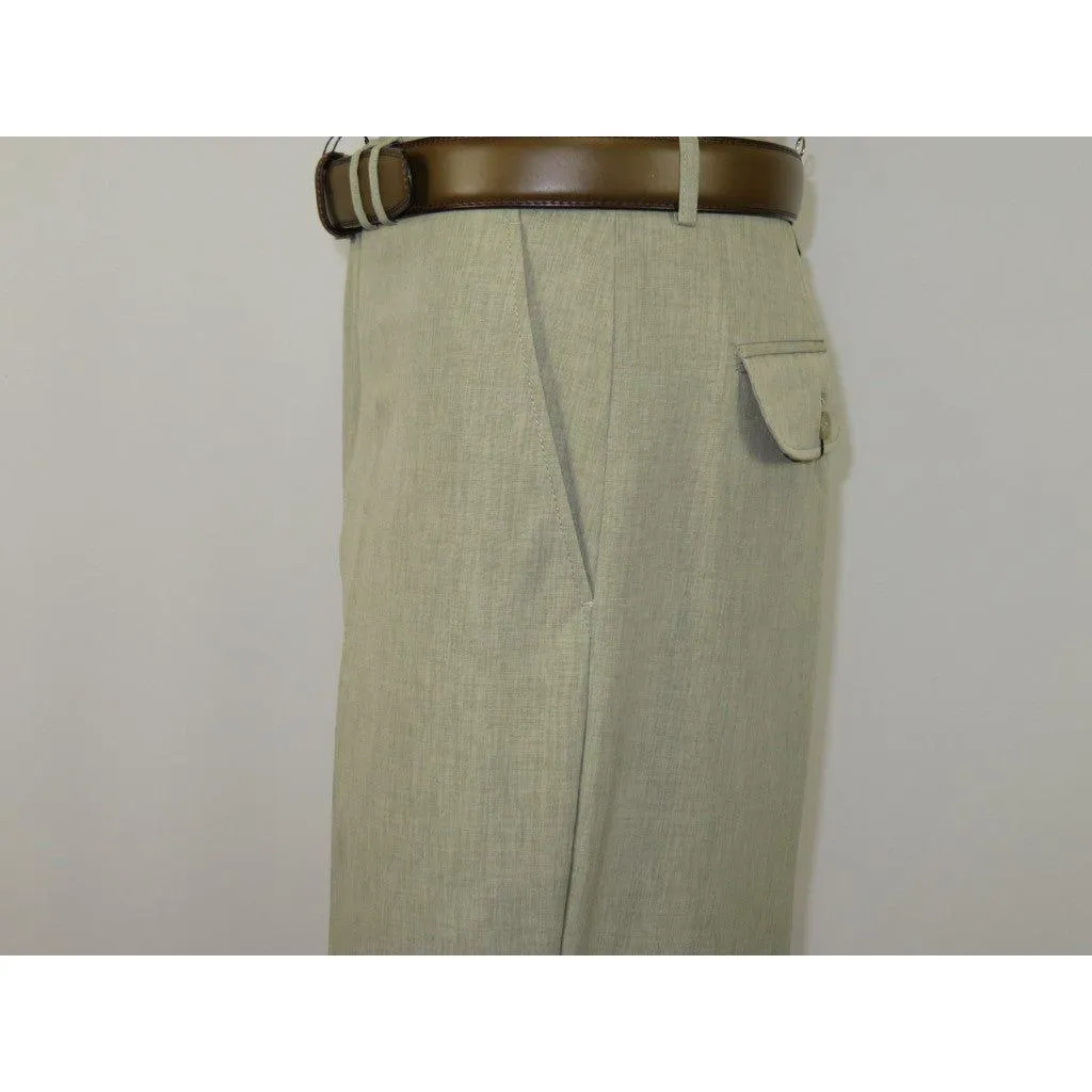Men 2pc Walking Leisure Suit Short Sleeves DREAMS Plaid Satin 253-04 Sage Green