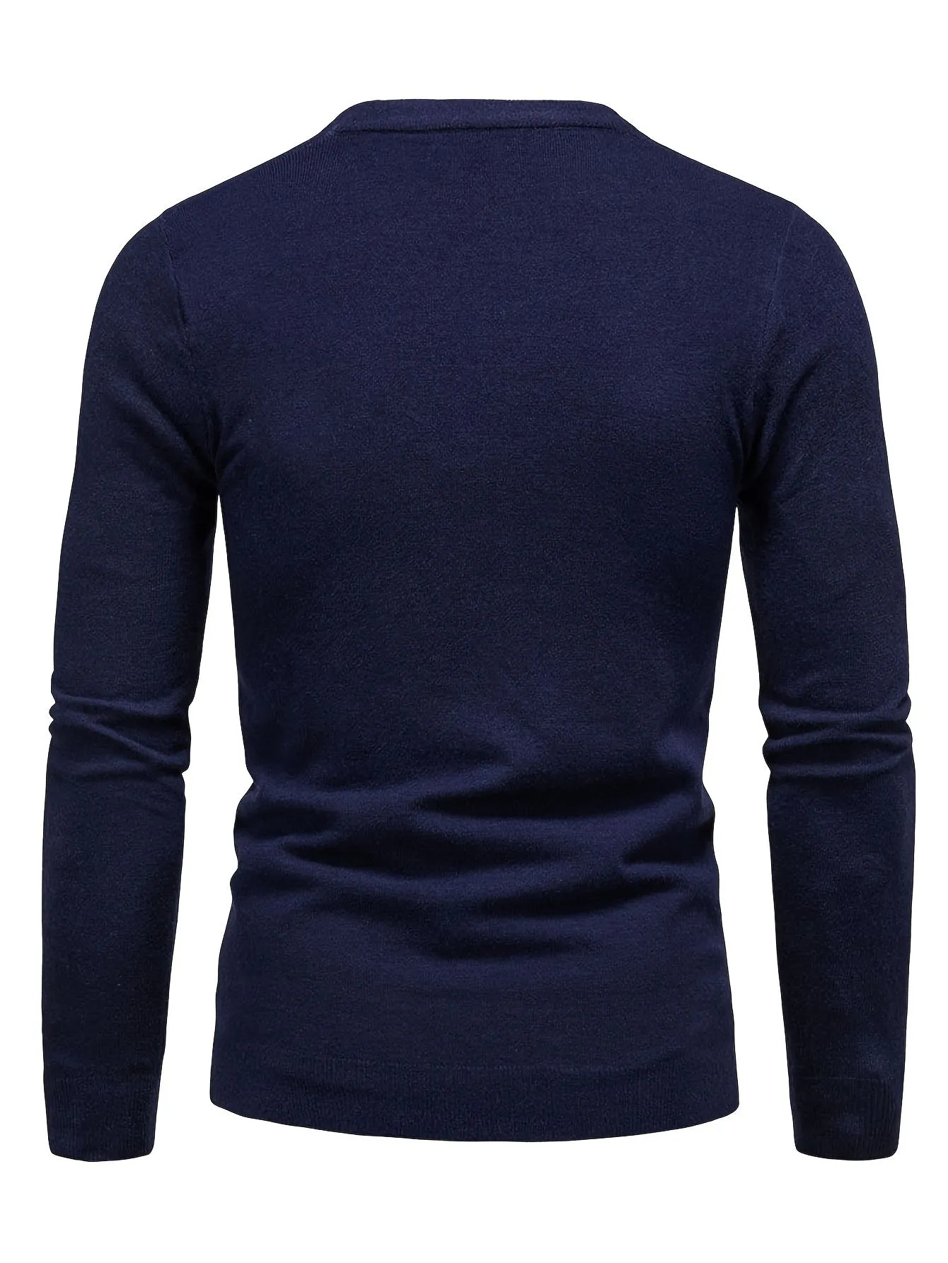 Men's Skinny Sweater with Paris Printed Design | Casual Pullover