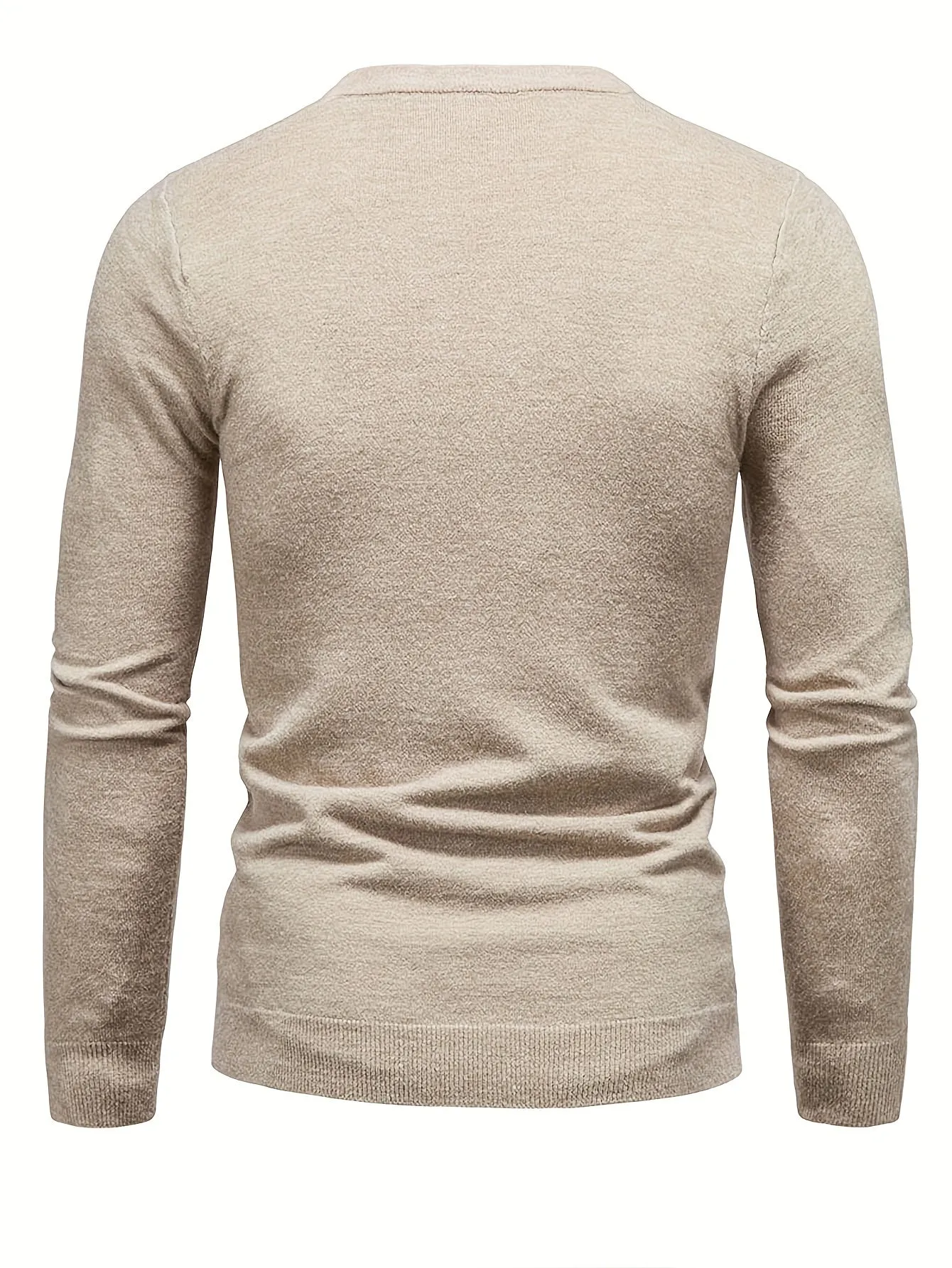 Men's Skinny Sweater with Paris Printed Design | Casual Pullover