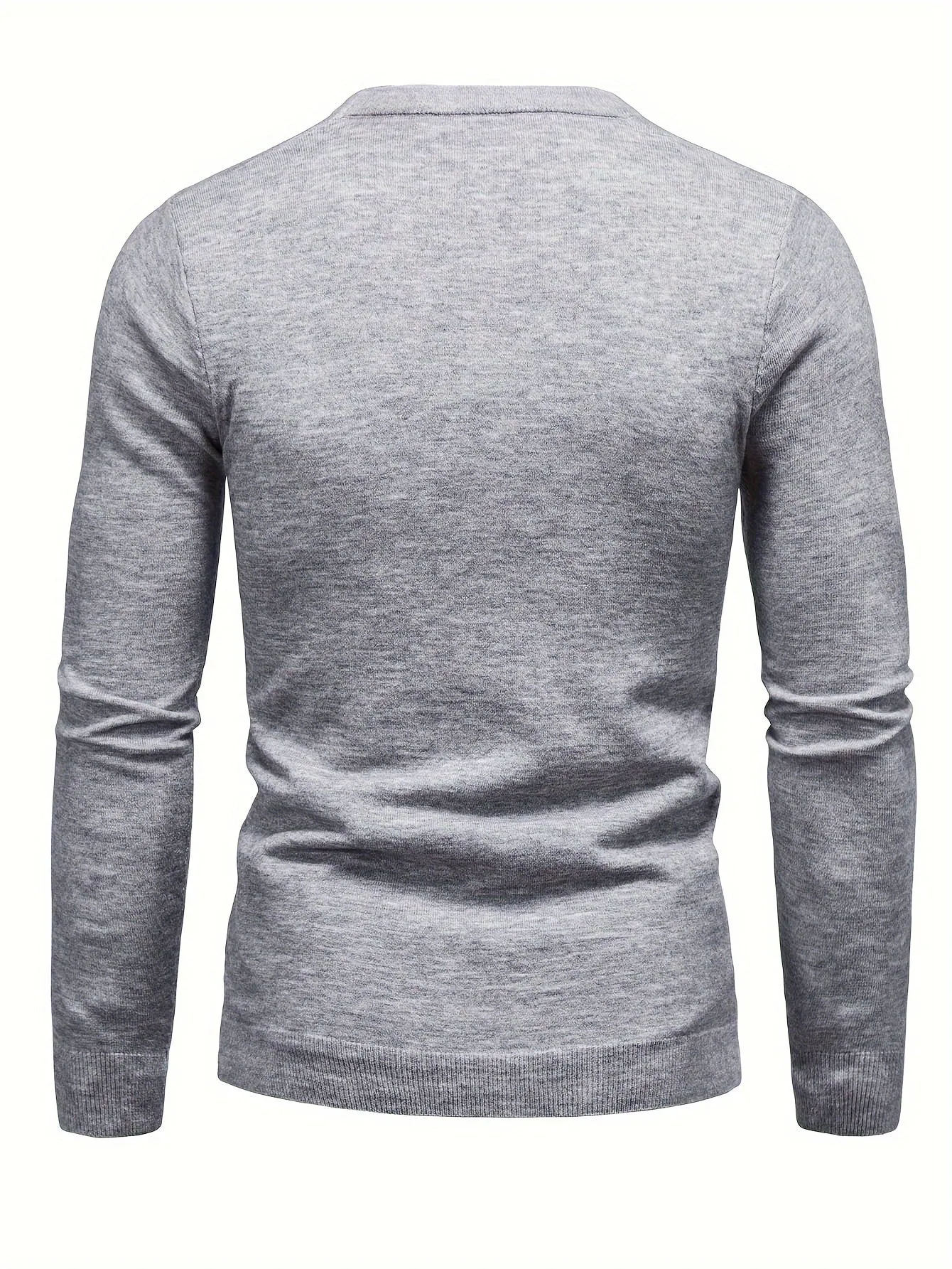 Men's Skinny Sweater with Paris Printed Design | Casual Pullover