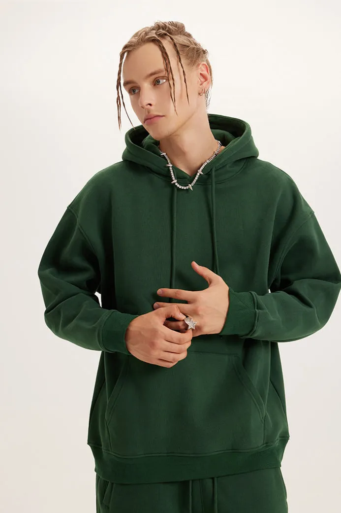 Men's Trendy Hooded Velvet Sweatshirt