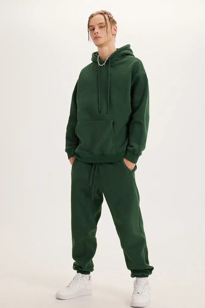 Men's Trendy Hooded Velvet Sweatshirt