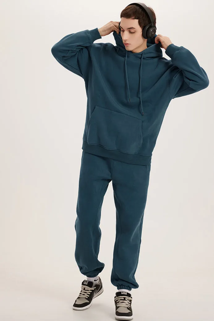 Men's Trendy Hooded Velvet Sweatshirt