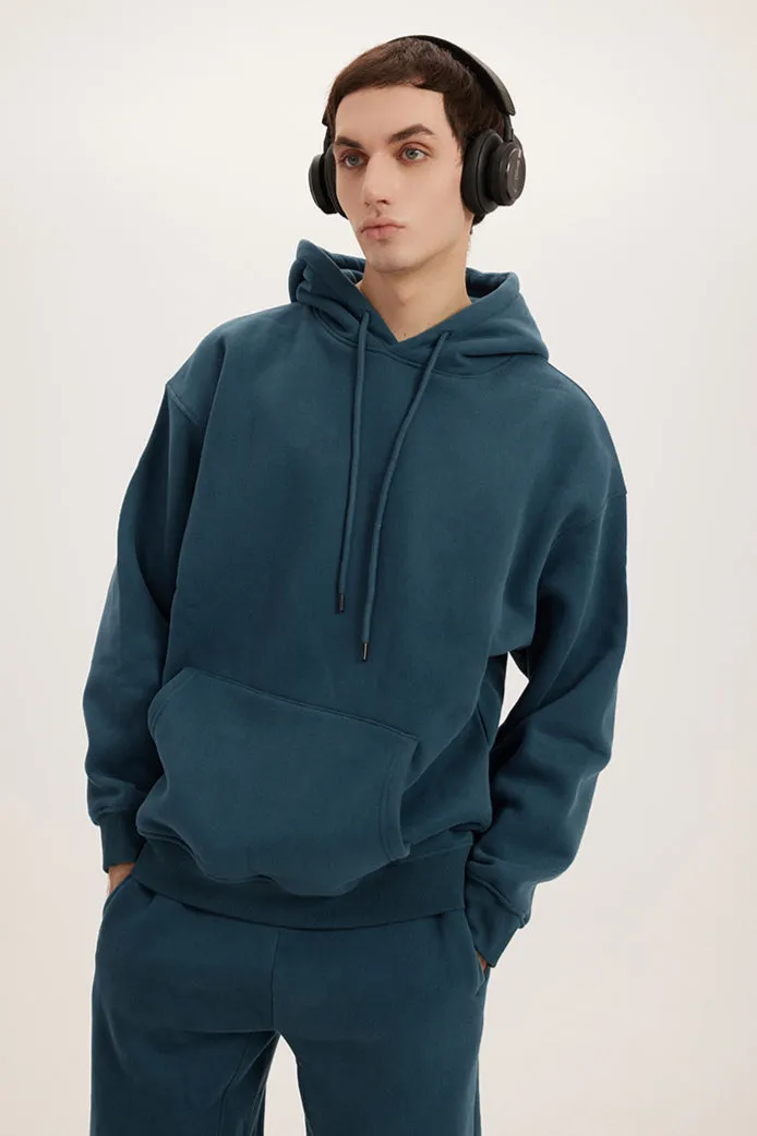 Men's Trendy Hooded Velvet Sweatshirt