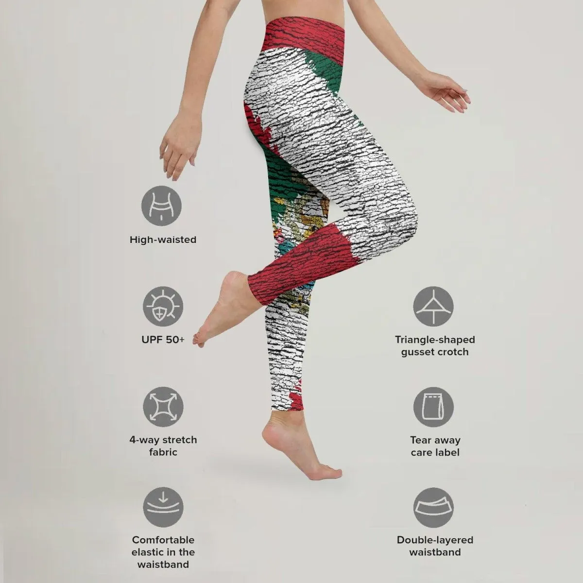 Mexico Flag Leggings