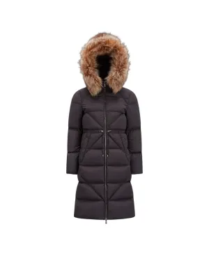 MONCLER BUSARD LONG DOWN JACKET BLACK