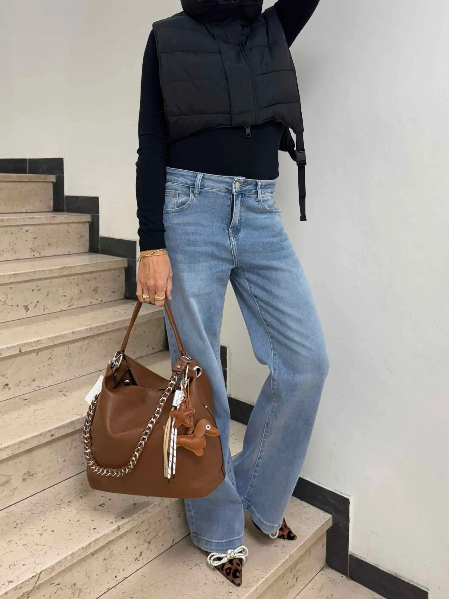 Monday Straight Leg Jeans - Light Blue