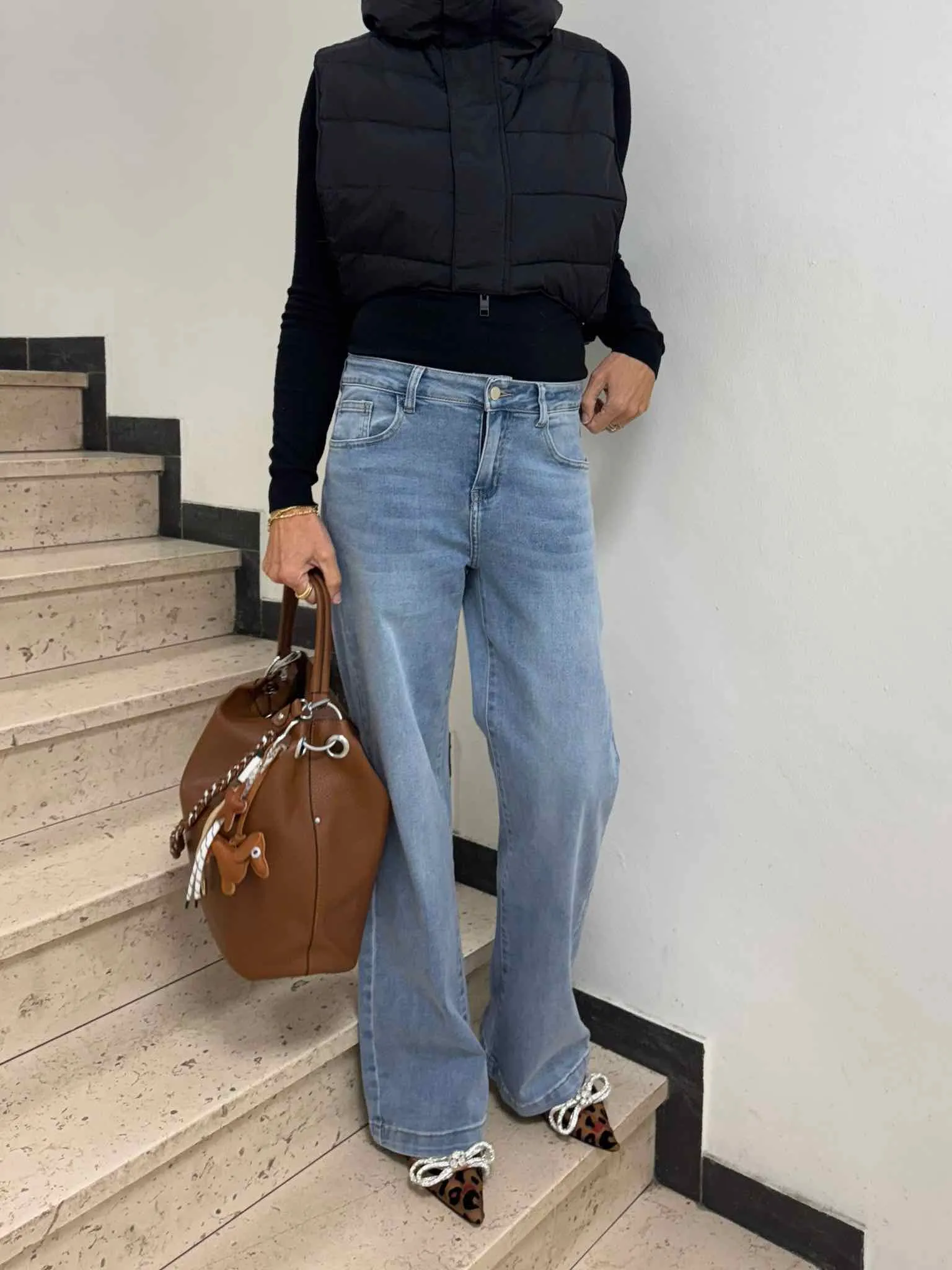 Monday Straight Leg Jeans - Light Blue