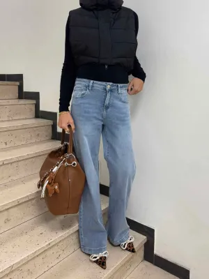 Monday Straight Leg Jeans - Light Blue