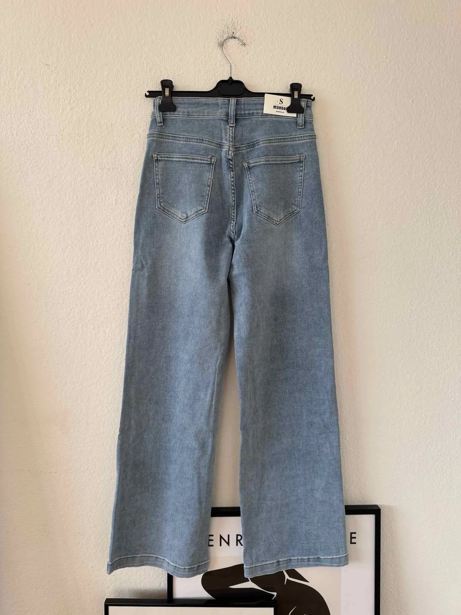 Monday Straight Leg Jeans - Light Blue