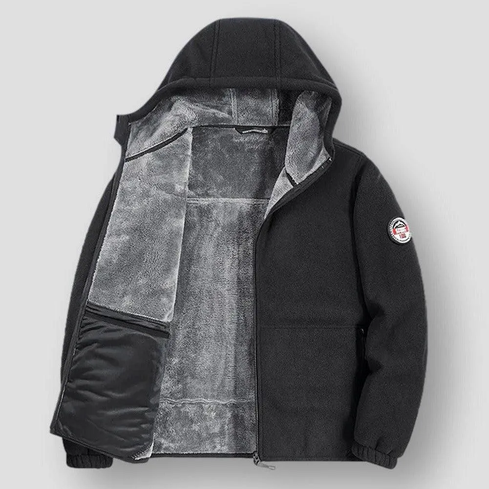 Moon Madrid Glendale Zip Fleece Hooded Jacket