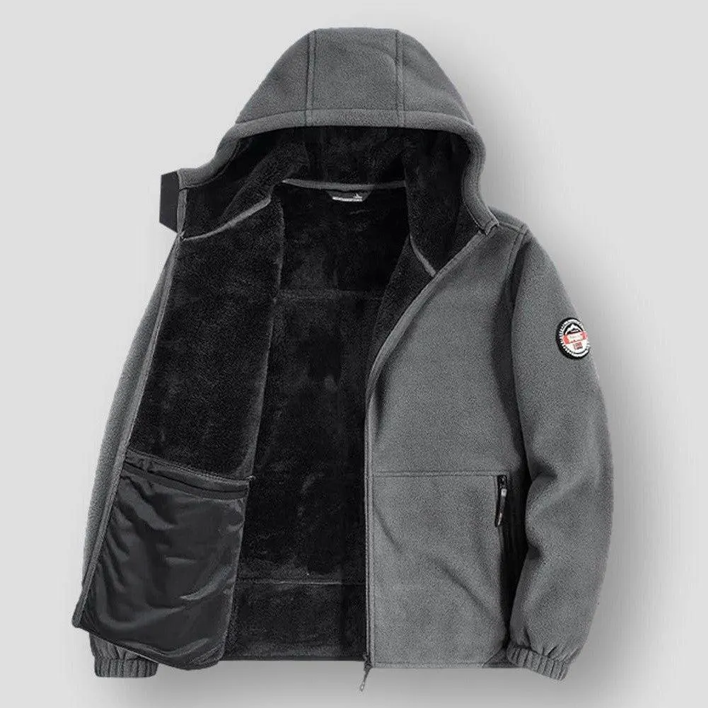 Moon Madrid Glendale Zip Fleece Hooded Jacket