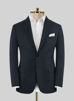 Napolean Blue Birdseye Wool Jacket