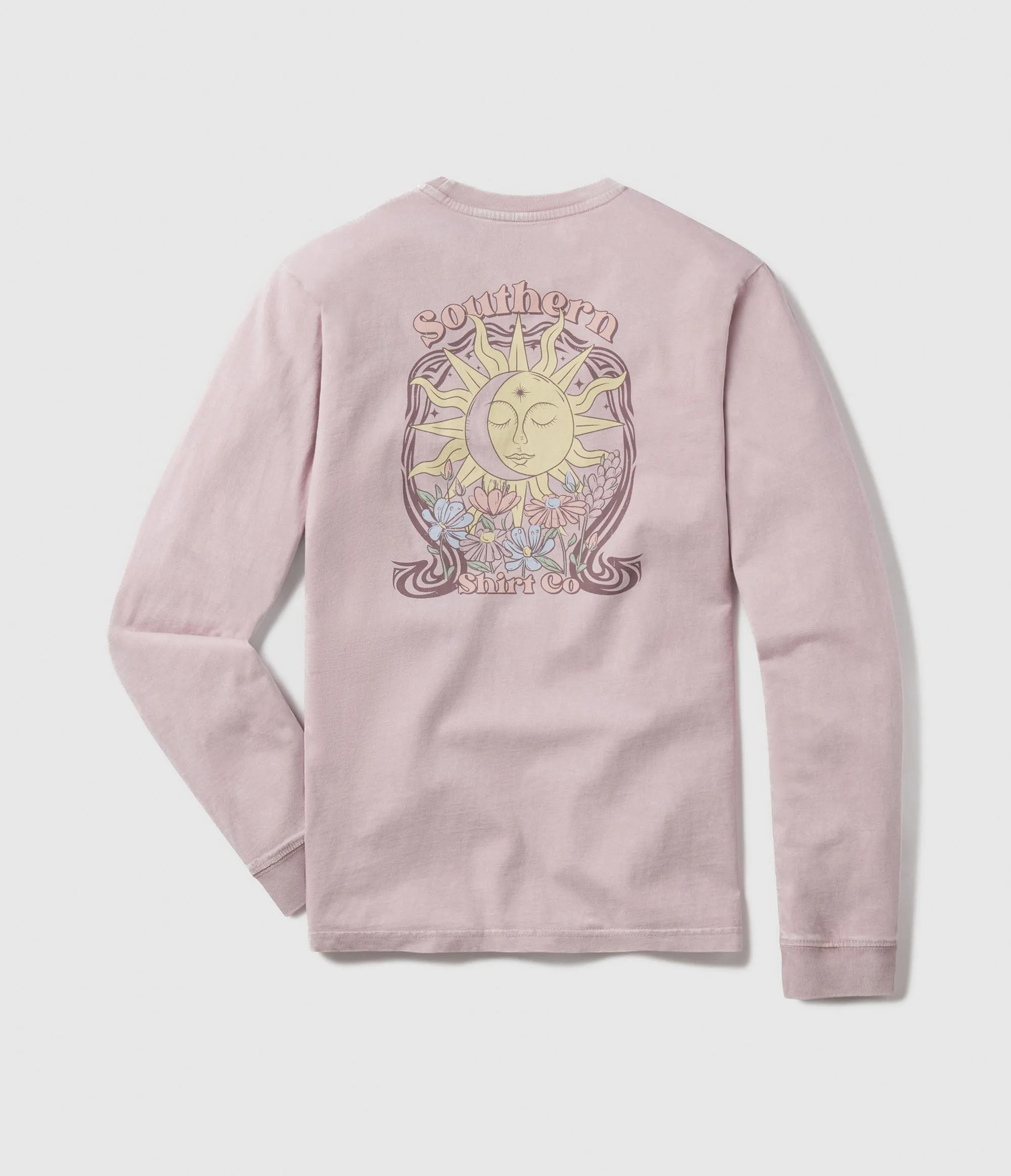 New Moon Tee LS - Mauve Shadows