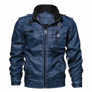 Night Madrid Casual Leather Jacket