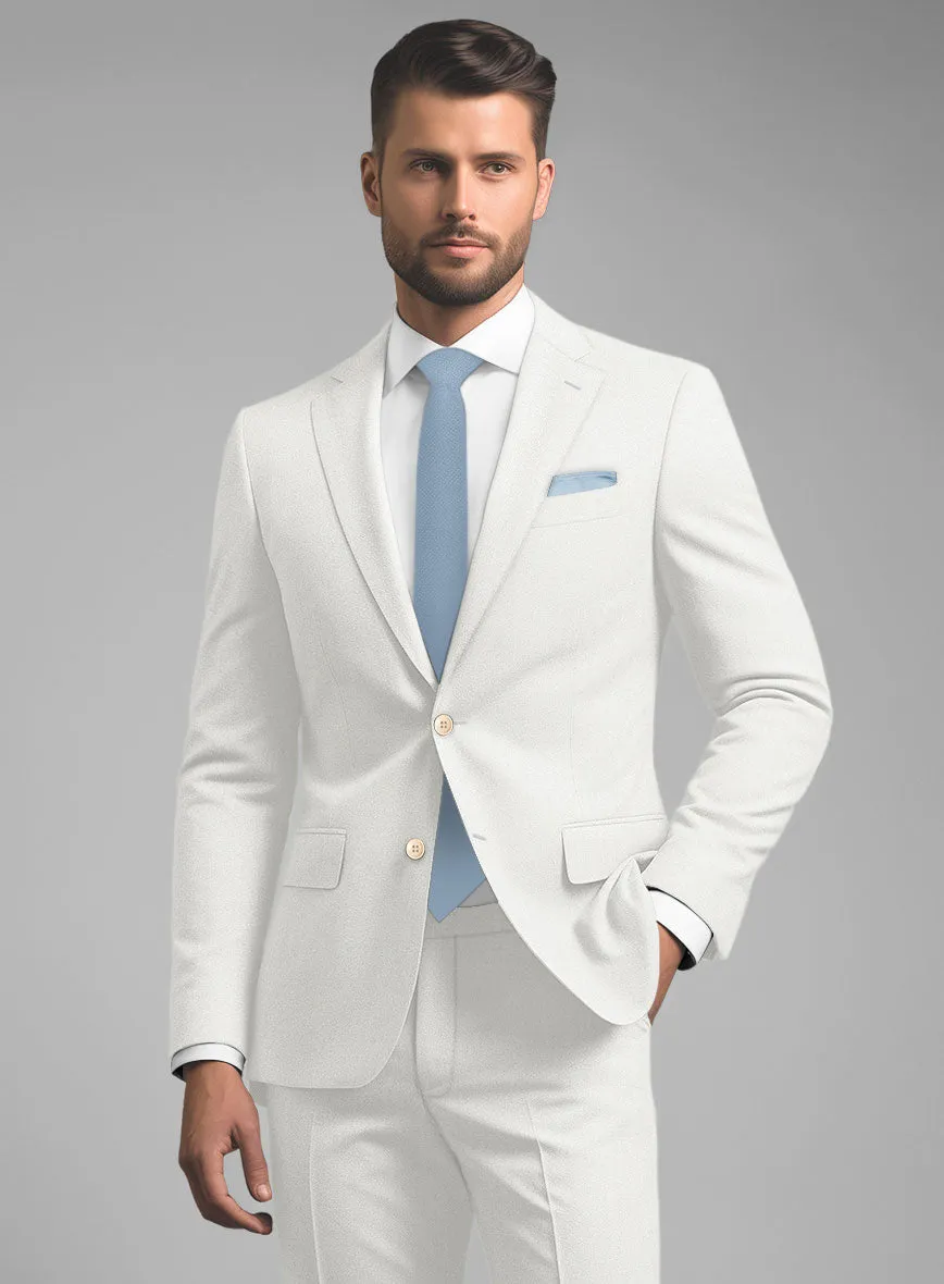 Noble Ivory Wool Silk Linen Jacket
