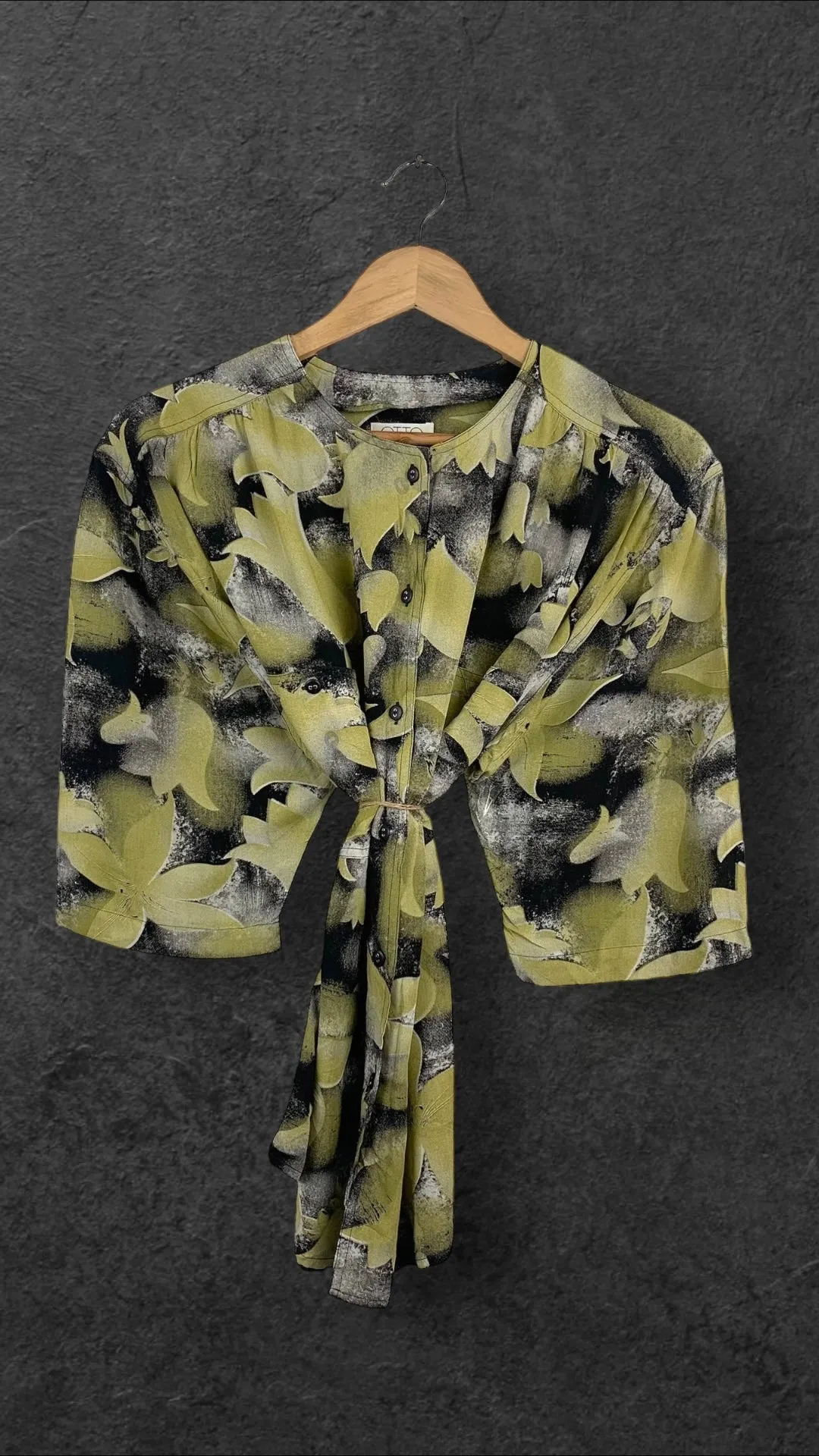 OTTO KERN BUTTON UP VINTAGE SHIRT - UK 14