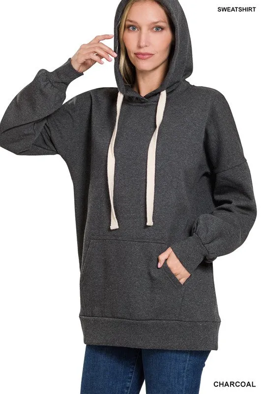 Oversized Hoodie Longline Sweatshirt-SHIPS DIRECTLY TO YOU!