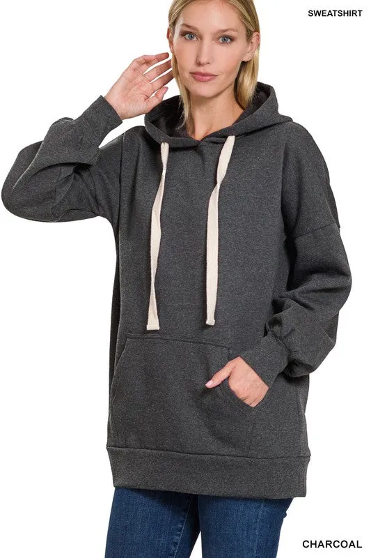 Oversized Hoodie Longline Sweatshirt-SHIPS DIRECTLY TO YOU!