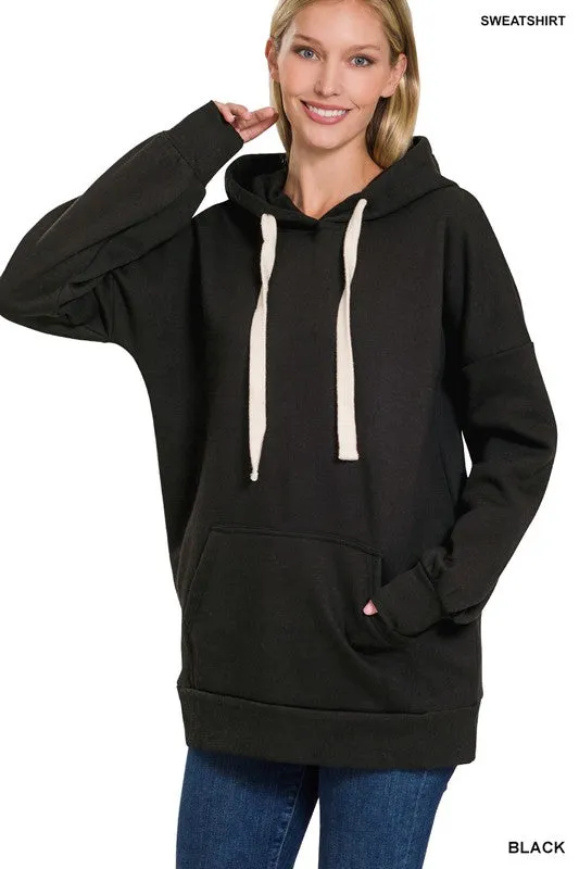 Oversized Hoodie Longline Sweatshirt-SHIPS DIRECTLY TO YOU!