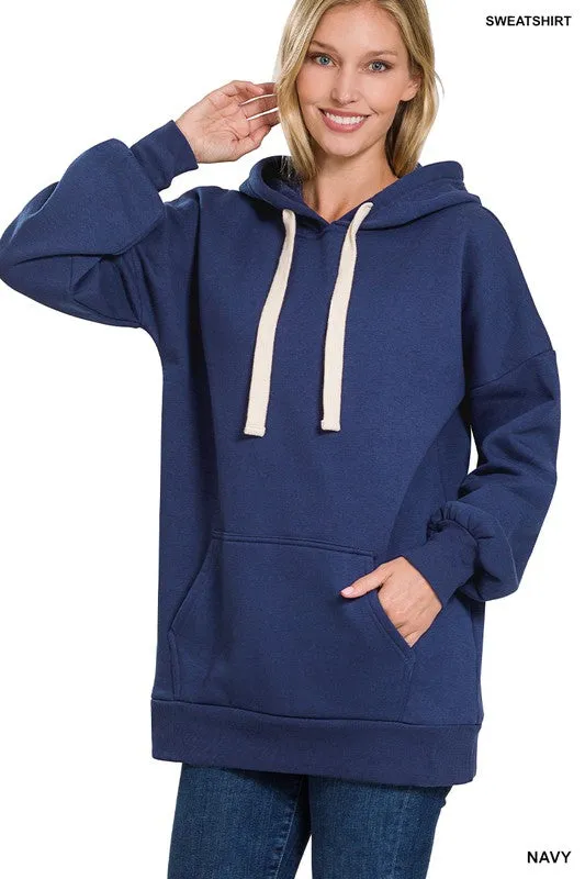 Oversized Hoodie Longline Sweatshirt-SHIPS DIRECTLY TO YOU!