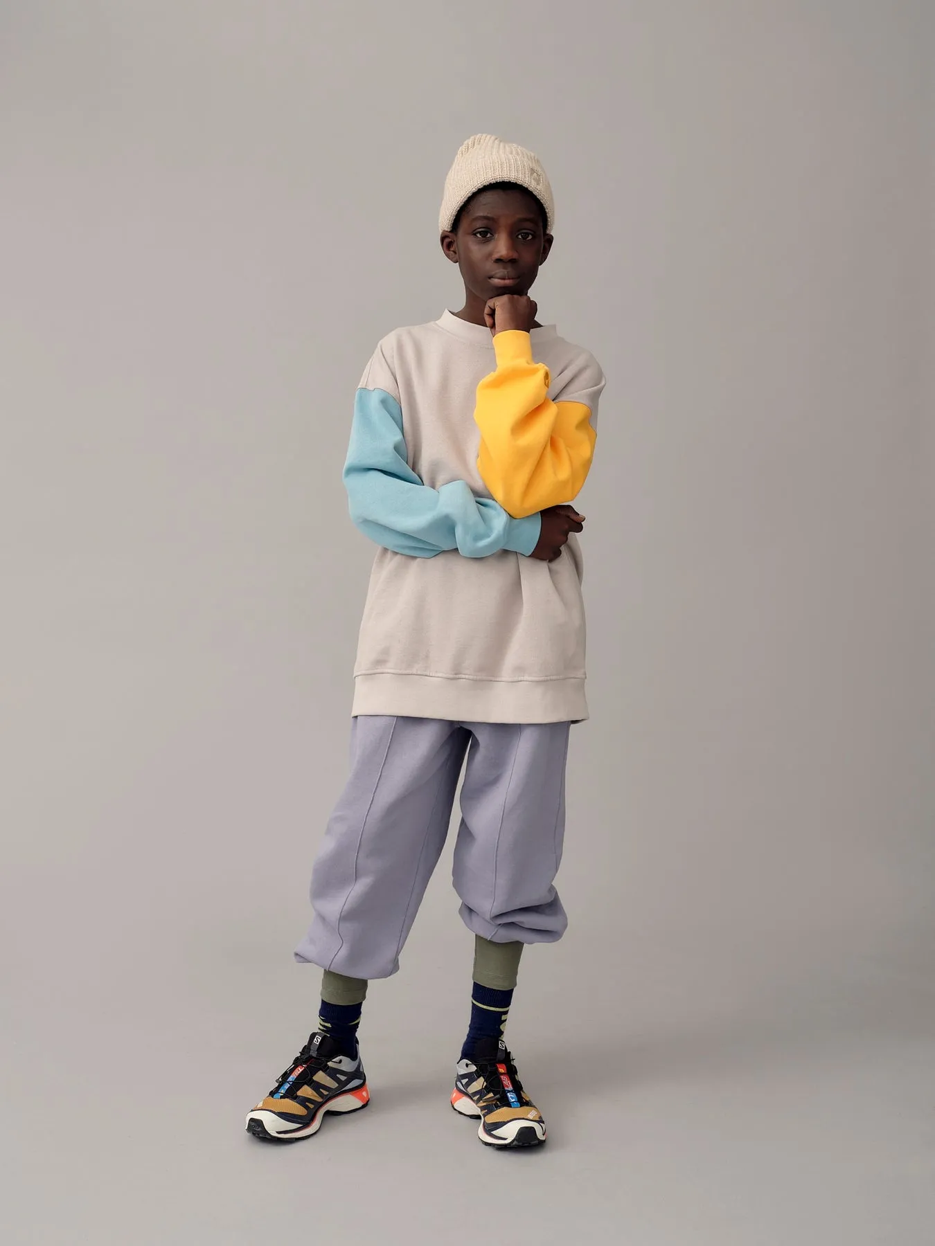 Pants Track Silver Mist