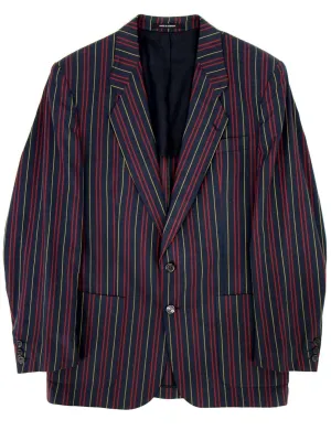 Patch Pocket Striped Vintage Boating Jacket