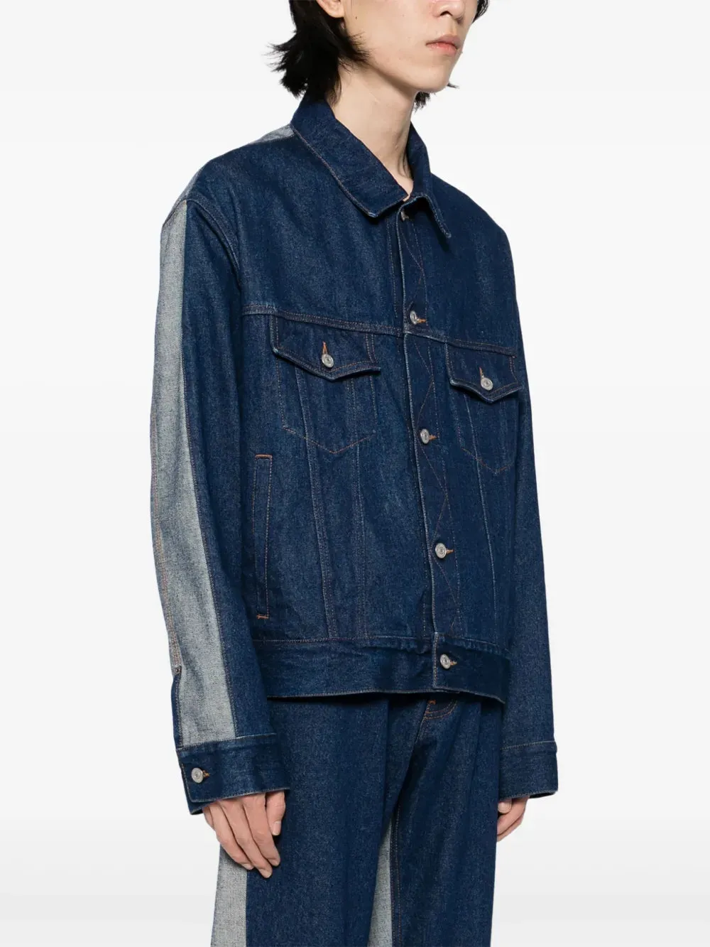 Patched Denim Jacket