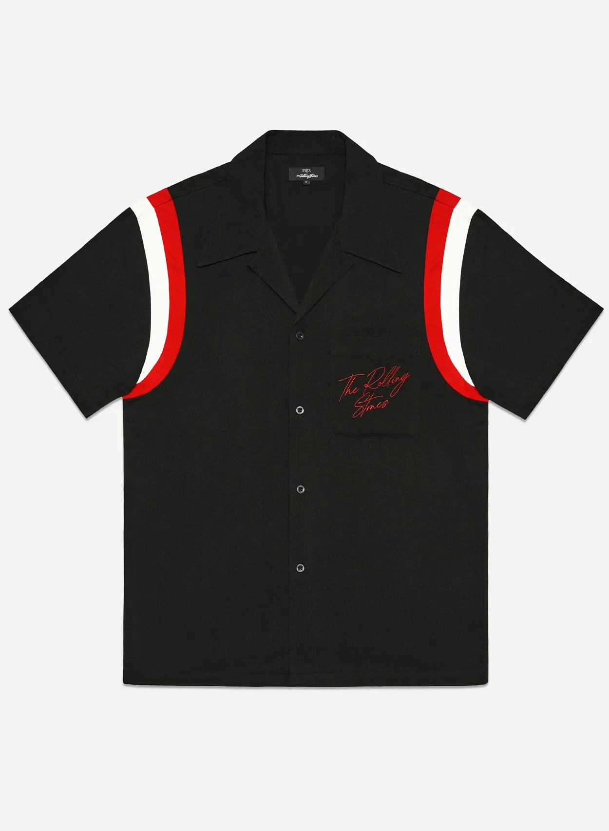 Phix X Rolling Stones Start Me Up Cuban Viscose Shirt