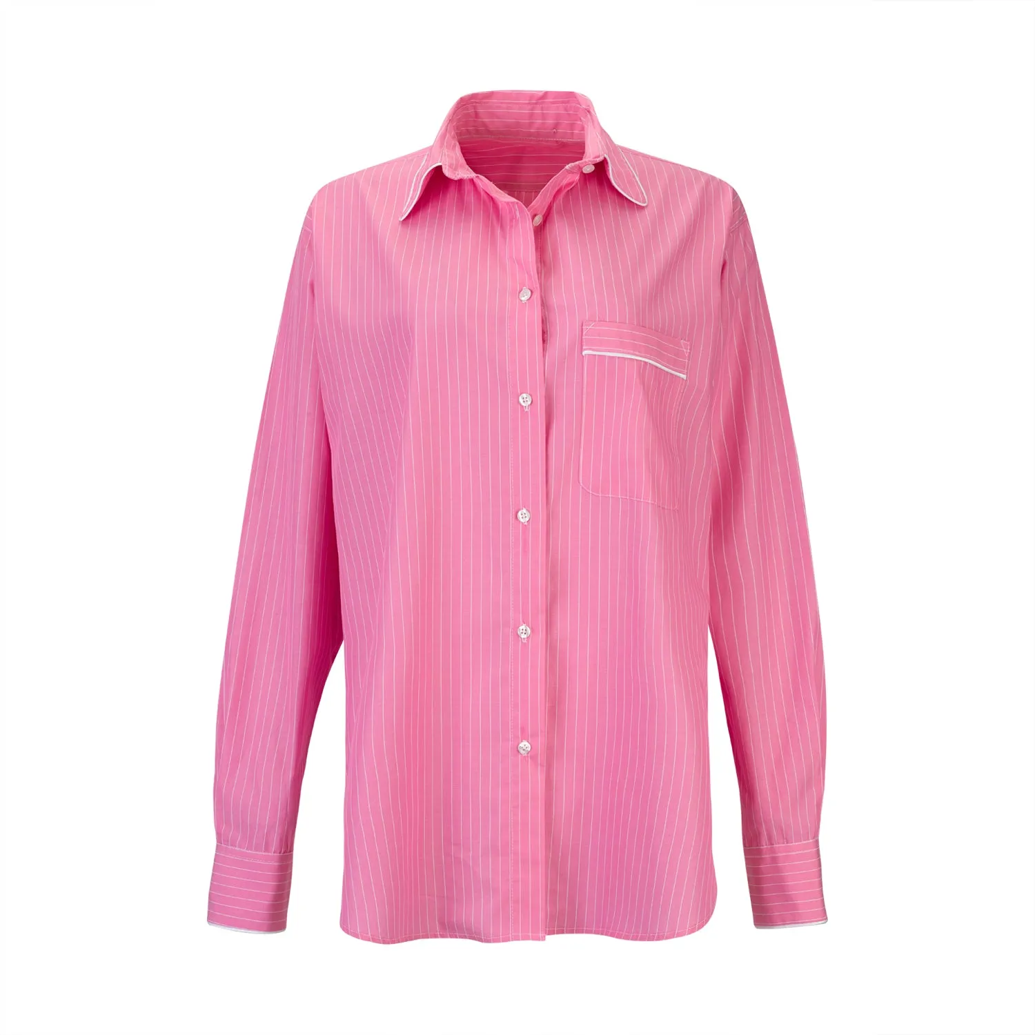 Pink Button-Up Shirt