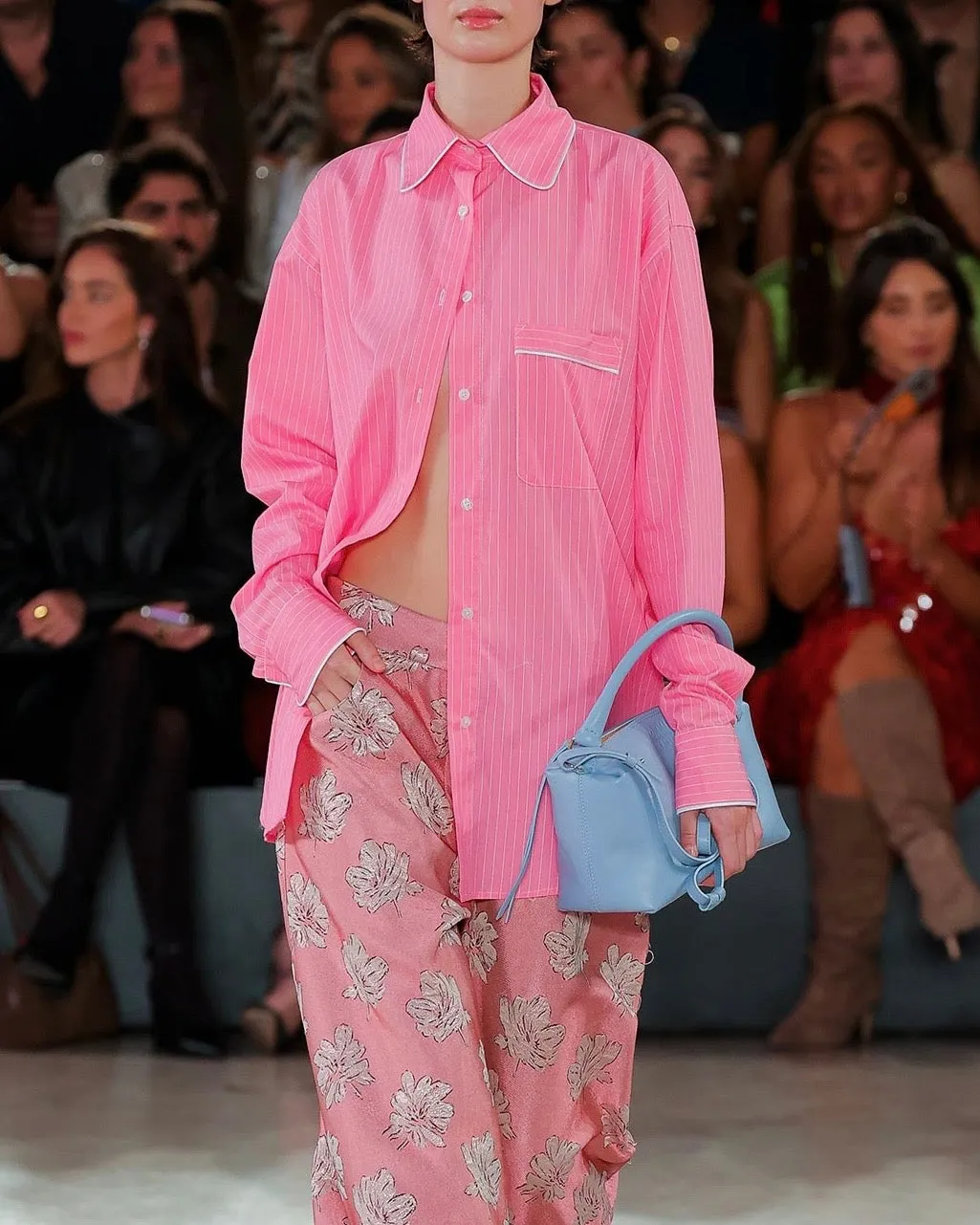 Pink Button-Up Shirt