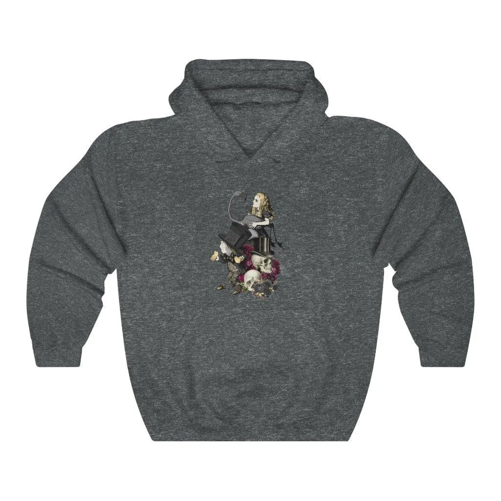 Pullover Hoodies-Alice in Wonderland Gifts 102 Goth Series, Gift Idea
