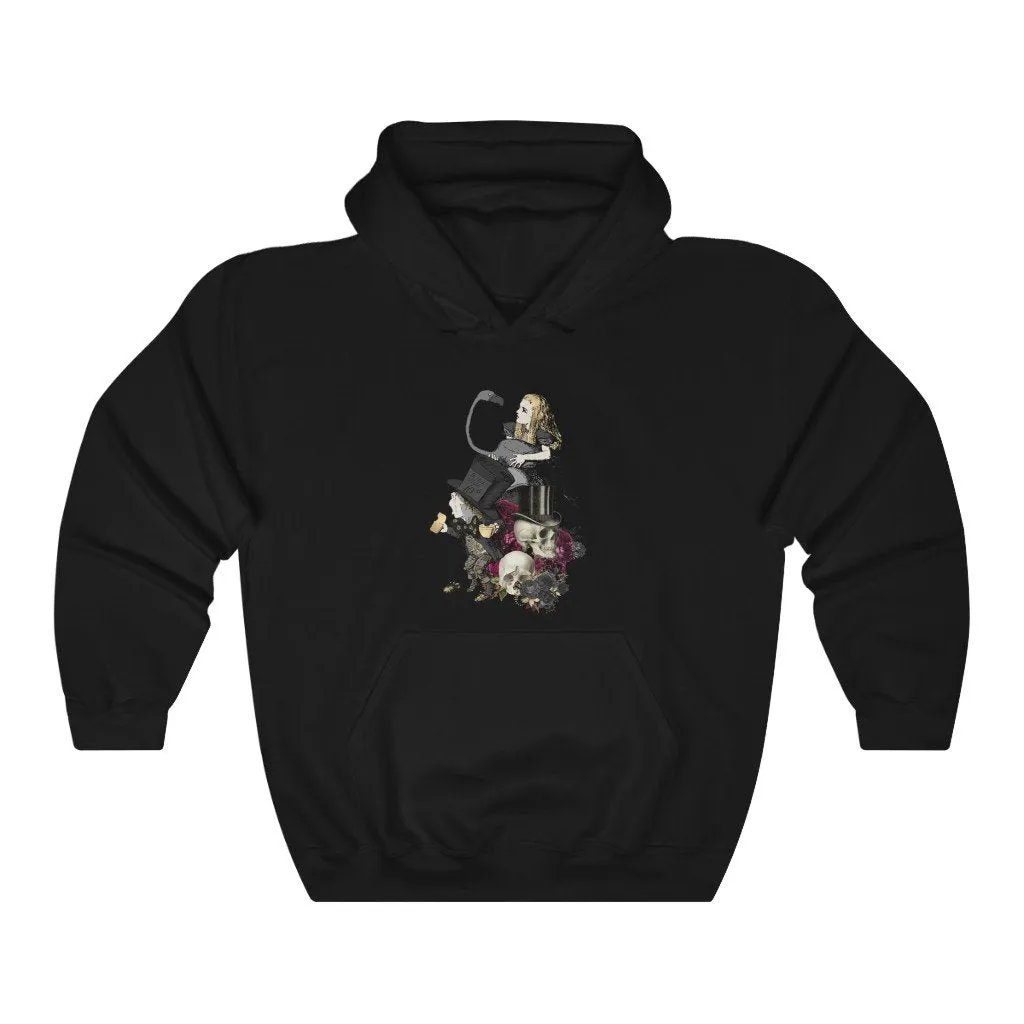 Pullover Hoodies-Alice in Wonderland Gifts 102 Goth Series, Gift Idea