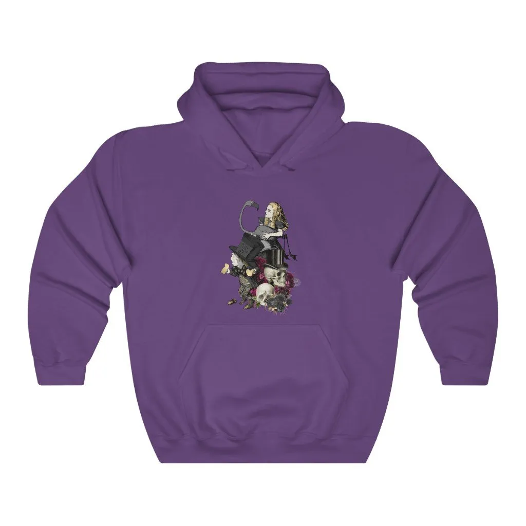 Pullover Hoodies-Alice in Wonderland Gifts 102 Goth Series, Gift Idea