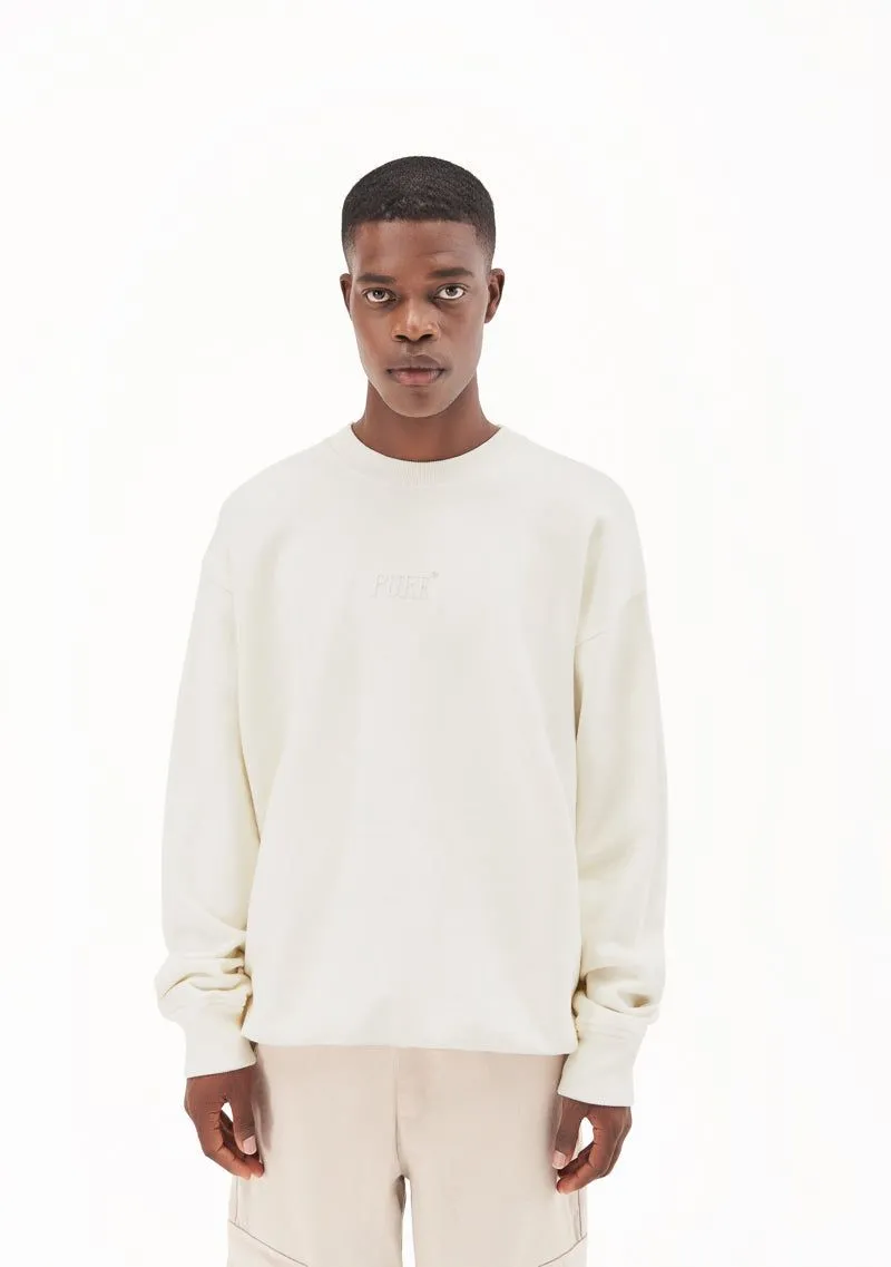 Pure Cream Plain Sweater