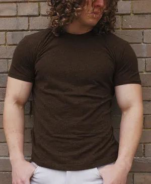 ROLO BASIC CREW NECK T-SHIRT-ESPRESSO
