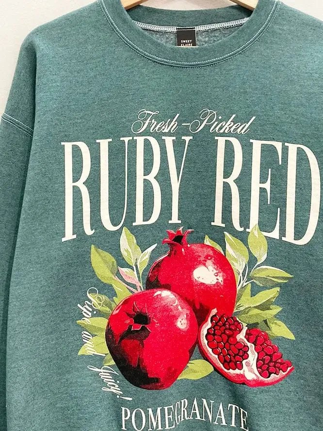 Ruby Red Pomegranate Sweatshirt