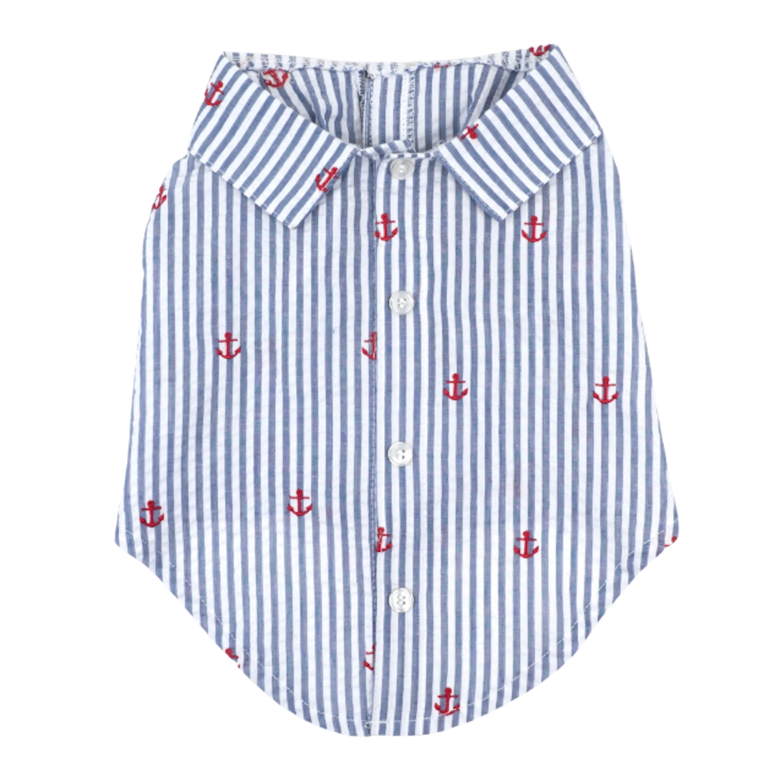 Shirt | Navy Stripe Anchors