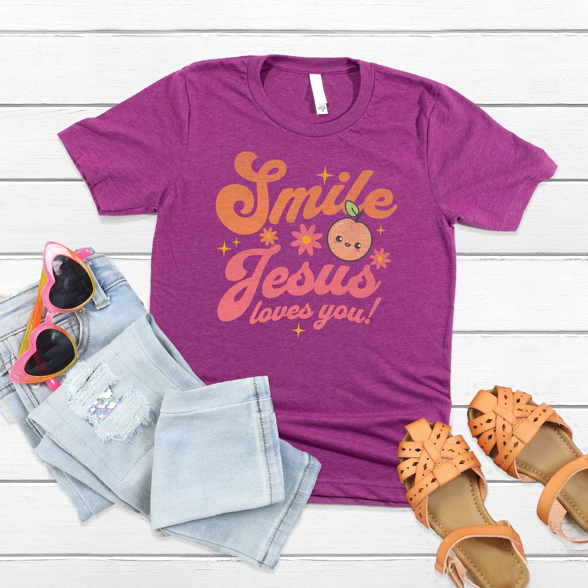 Smile, Jesus Loves You Youth Tee