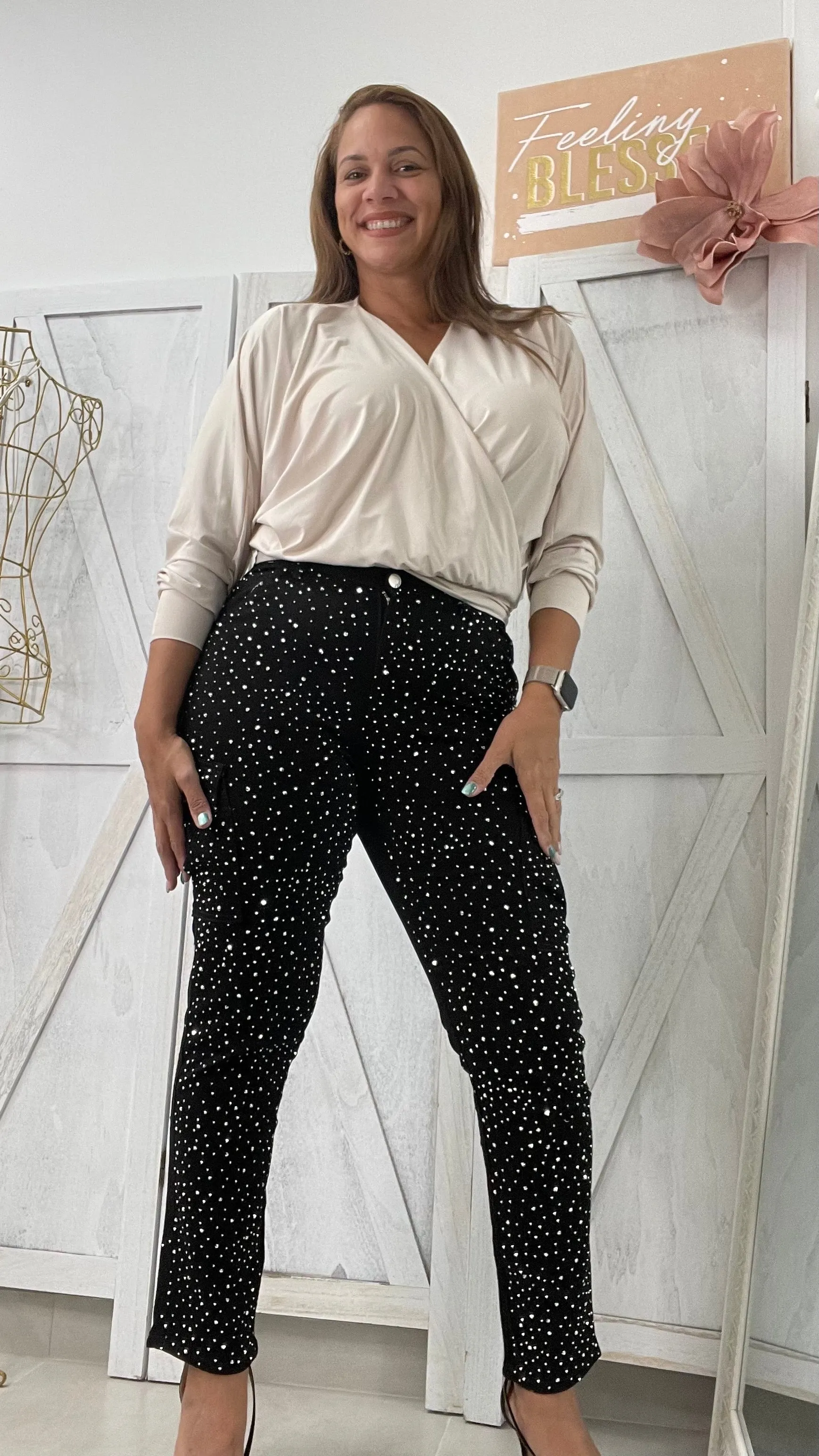 Sparkle Cargo Pant
