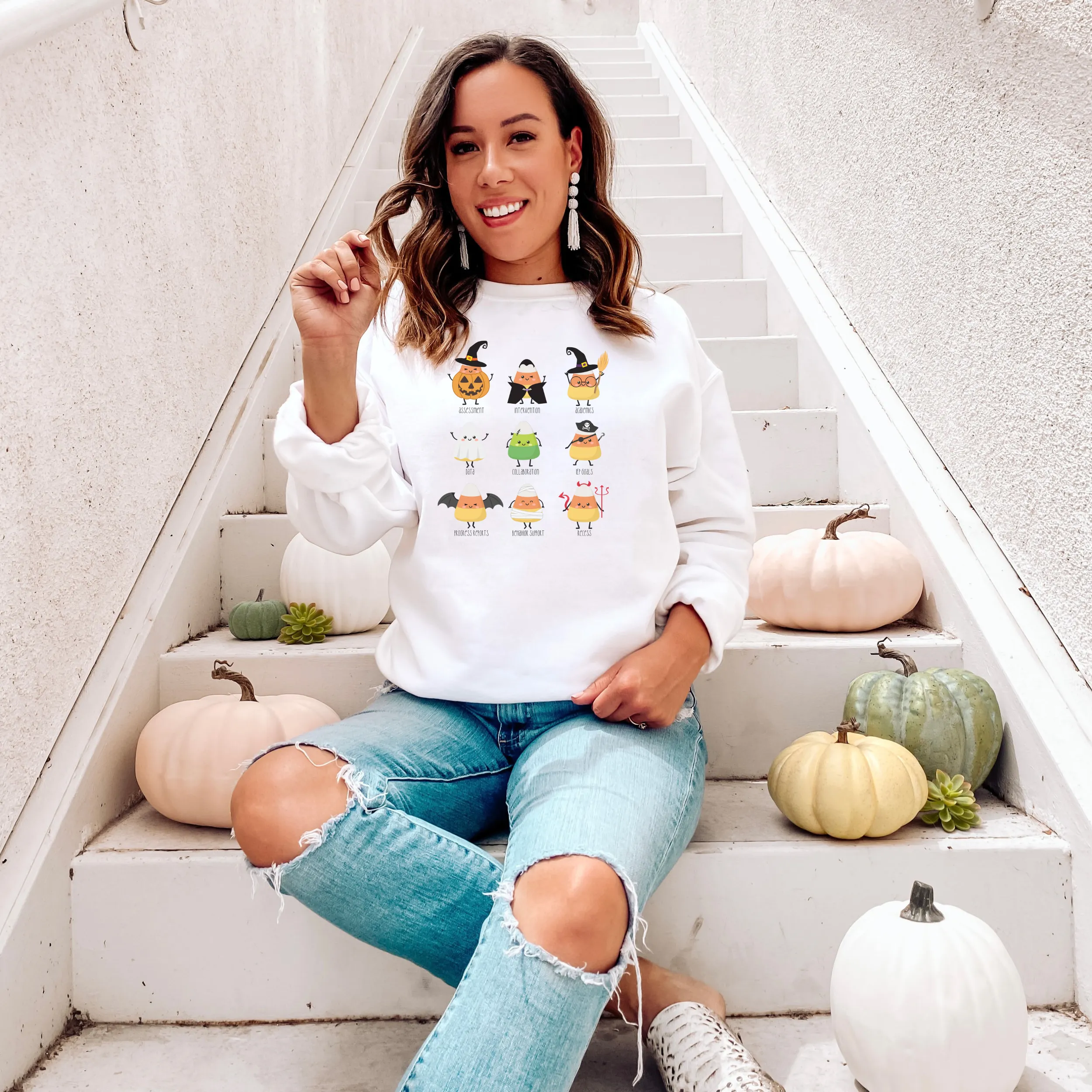 SpEd Teacher Candy Corn Scope of Practice Pullover