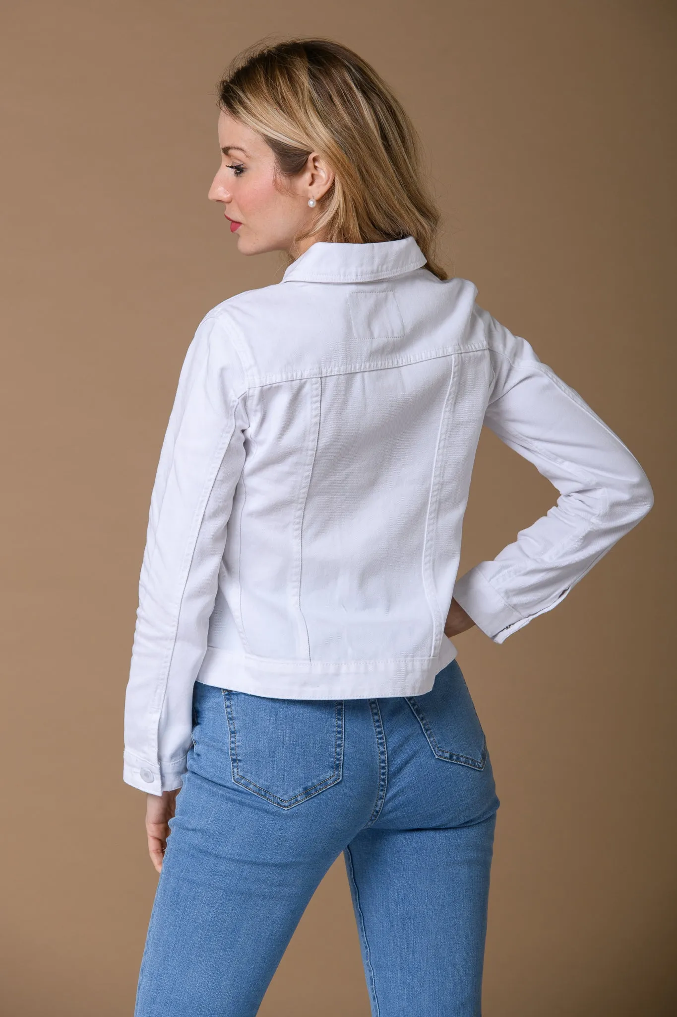 Spring Denim Jacket - White