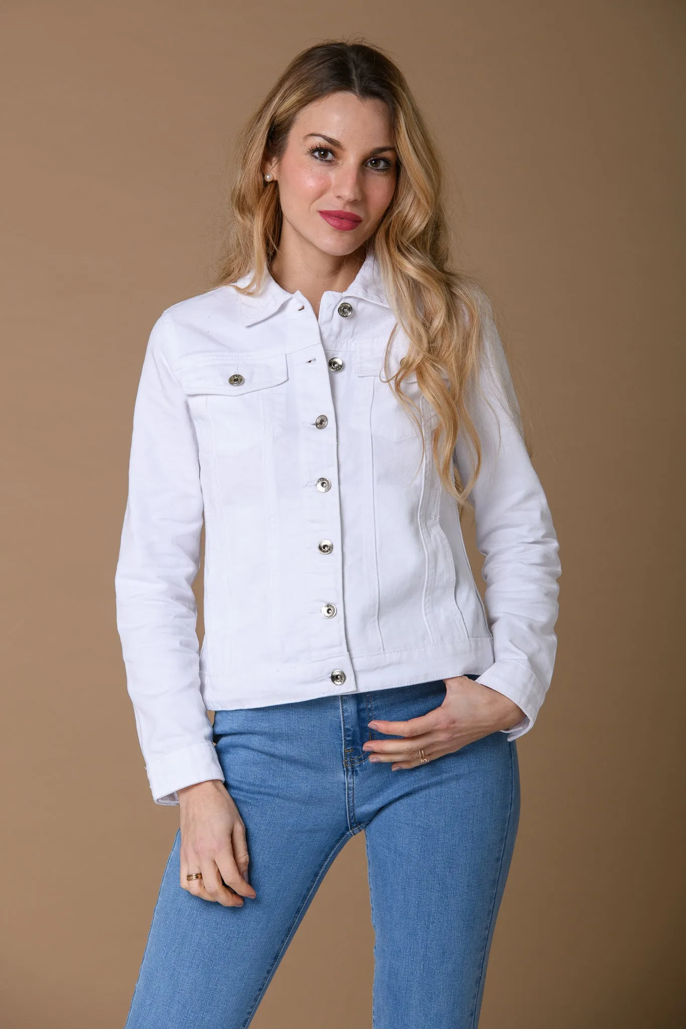 Spring Denim Jacket - White