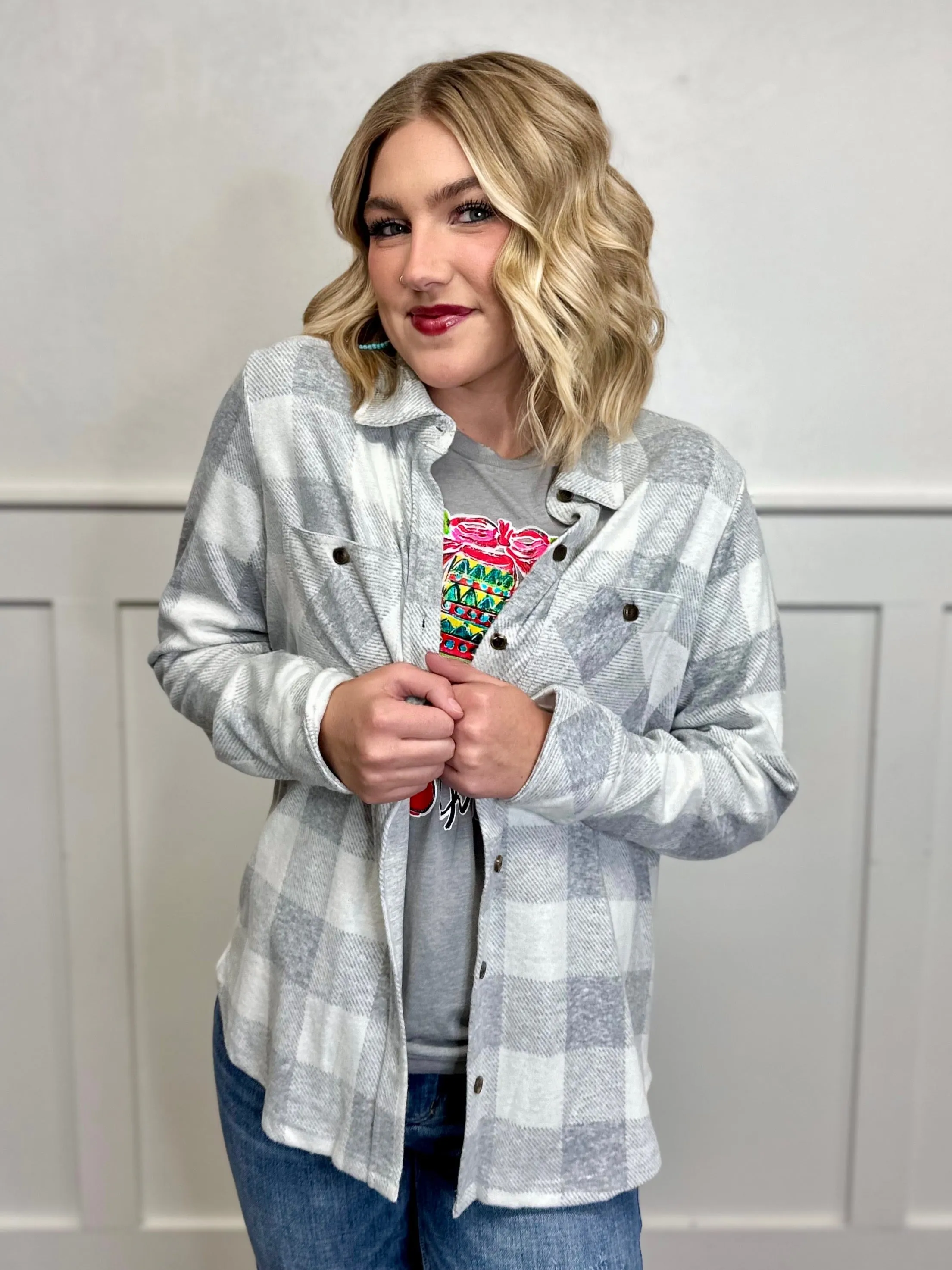 Stay Cozy Plaid Flannel Top
