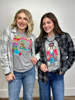 Stay Cozy Plaid Flannel Top