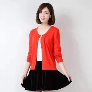 Sweater Women Cardigan Matching Slim Look All-Matching Short - Outerwear