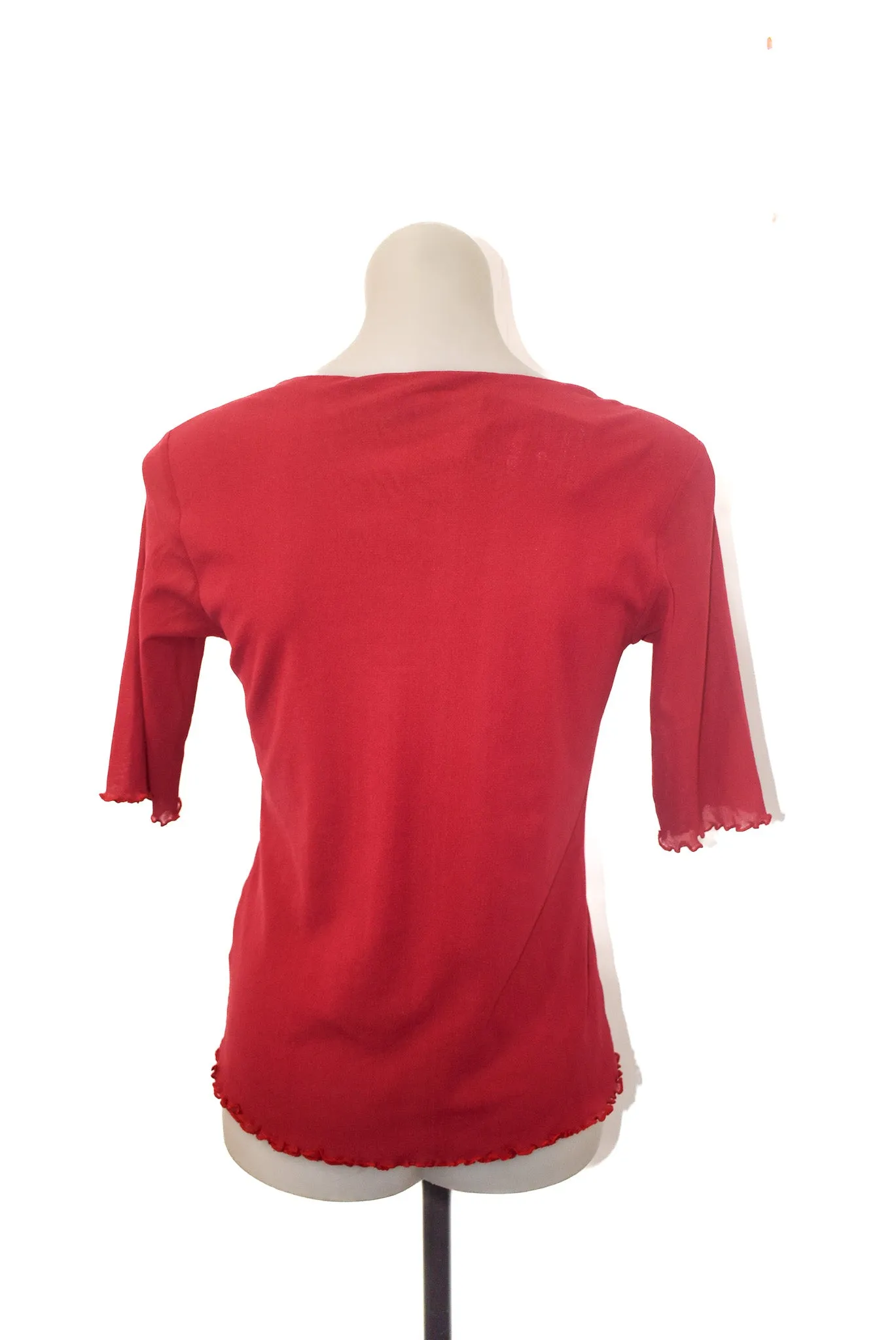 Synergy ruffled hem button up, 12